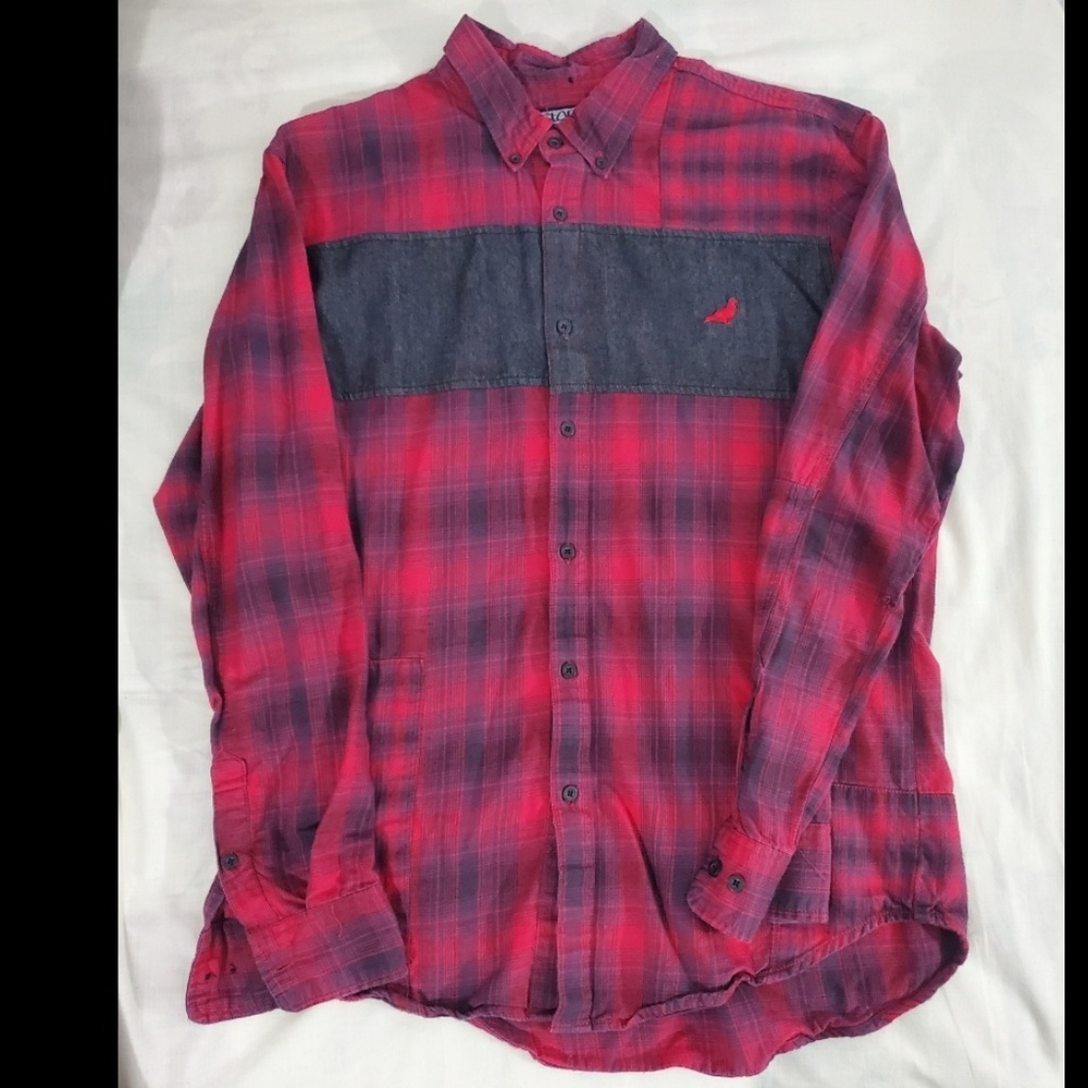 STAPLE Button Up Plaid Shirt
